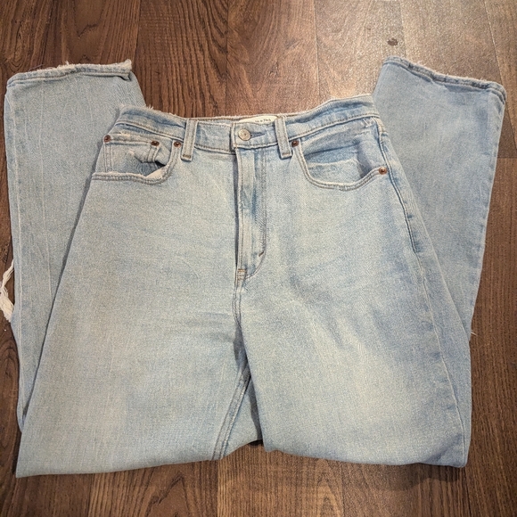 Abercrombie & Fitch Denim - Abercrombie & Fitch Women High Rise Light Blue Jeans